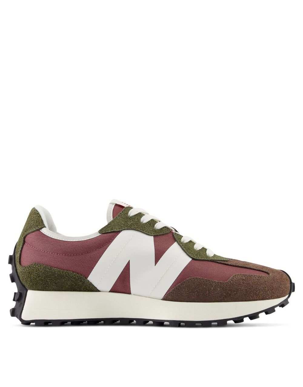 

Кроссовки New Balance 327 коричнево-белого цвета