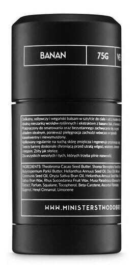 

Мыло Министерство Добра, Регенерирующий банан vegesztyft, 75 г, Ministerstwo Dobrego Mydła