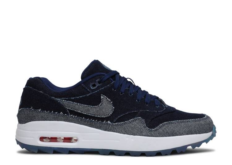 

Кроссовки Nike AIR MAX 1 GOLF NRG 'NO DENIM ALLOWED', синий, Синий;черный