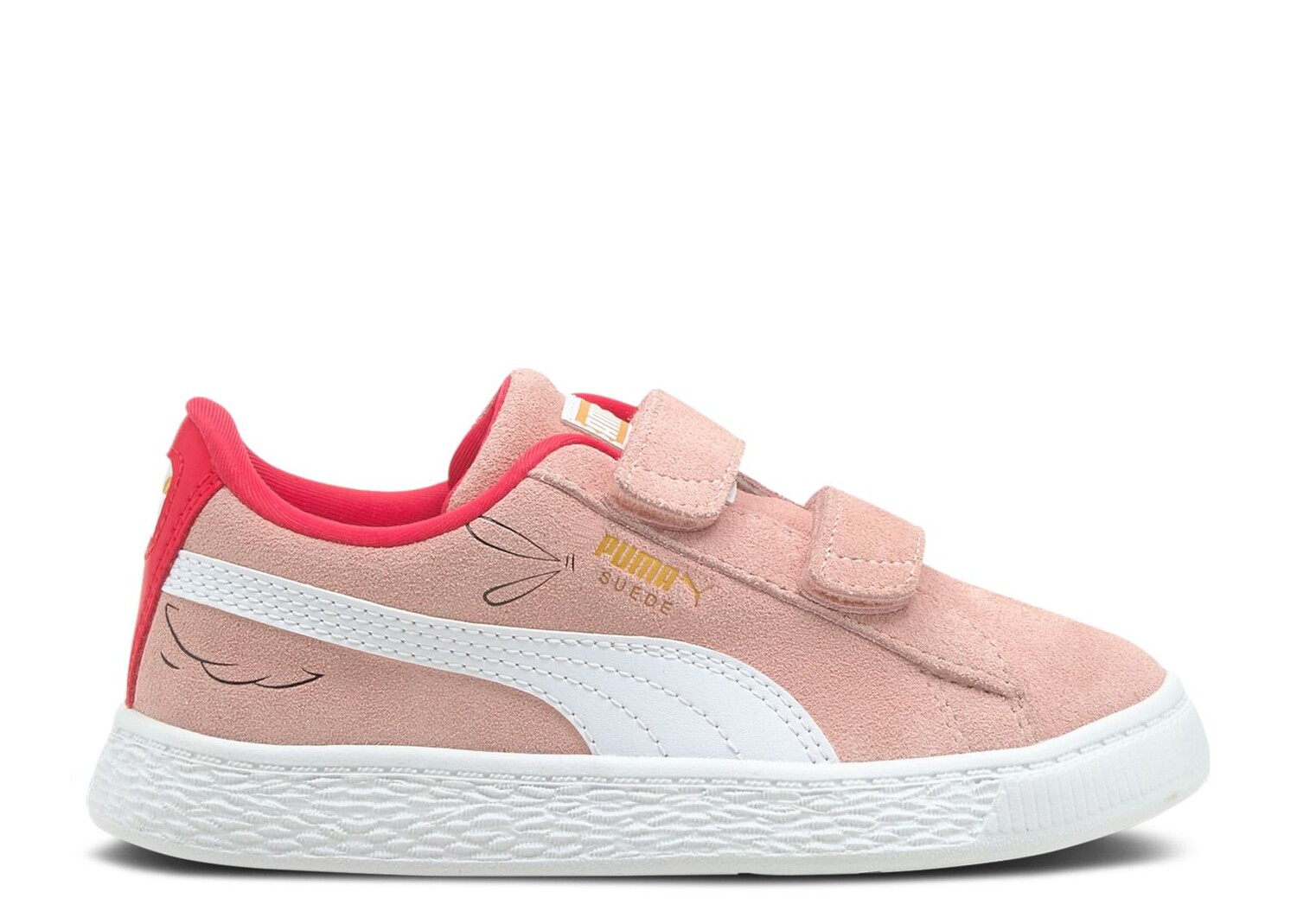 

Кроссовки Puma Suede Lil Little Kid 'Bird', розовый