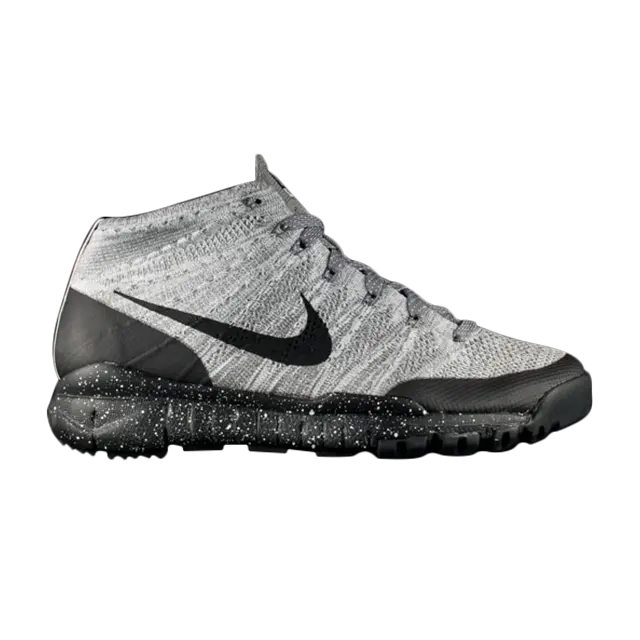 

Кроссовки Nike Flyknit Trainer Chukka FSB 'Light Charcoal', серый