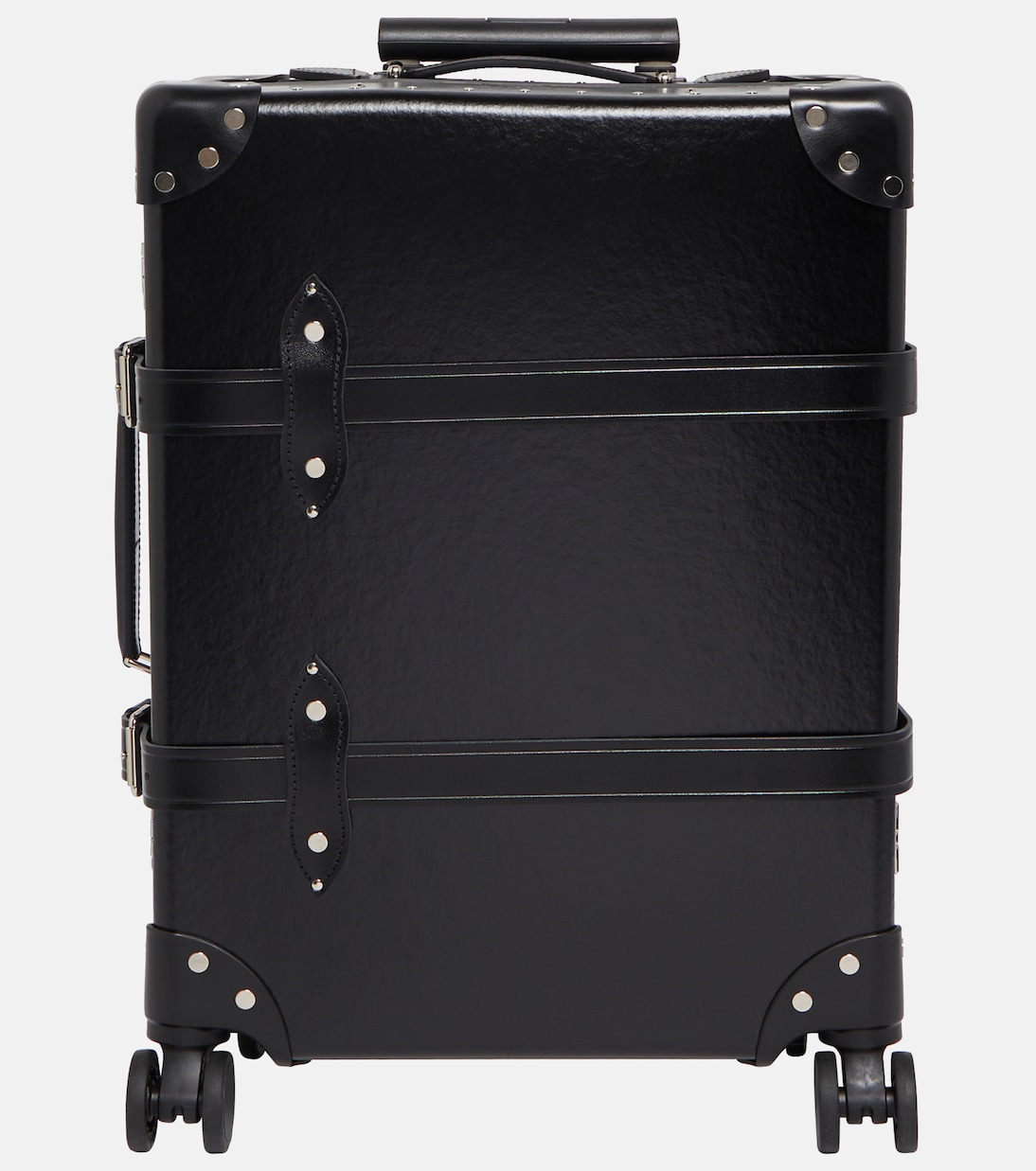 Столетний чемодан для ручной клади Globe-Trotter, черный корпус для часов centenary с кожаной отделкой globe trotter черный