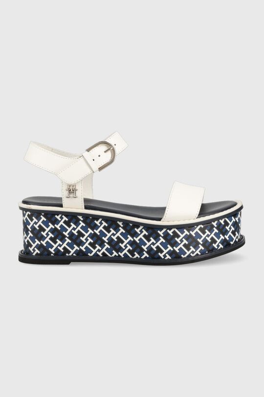 

Кожаные сандалии NEW ARTISANAL FLATFORM Tommy Hilfiger, белый
