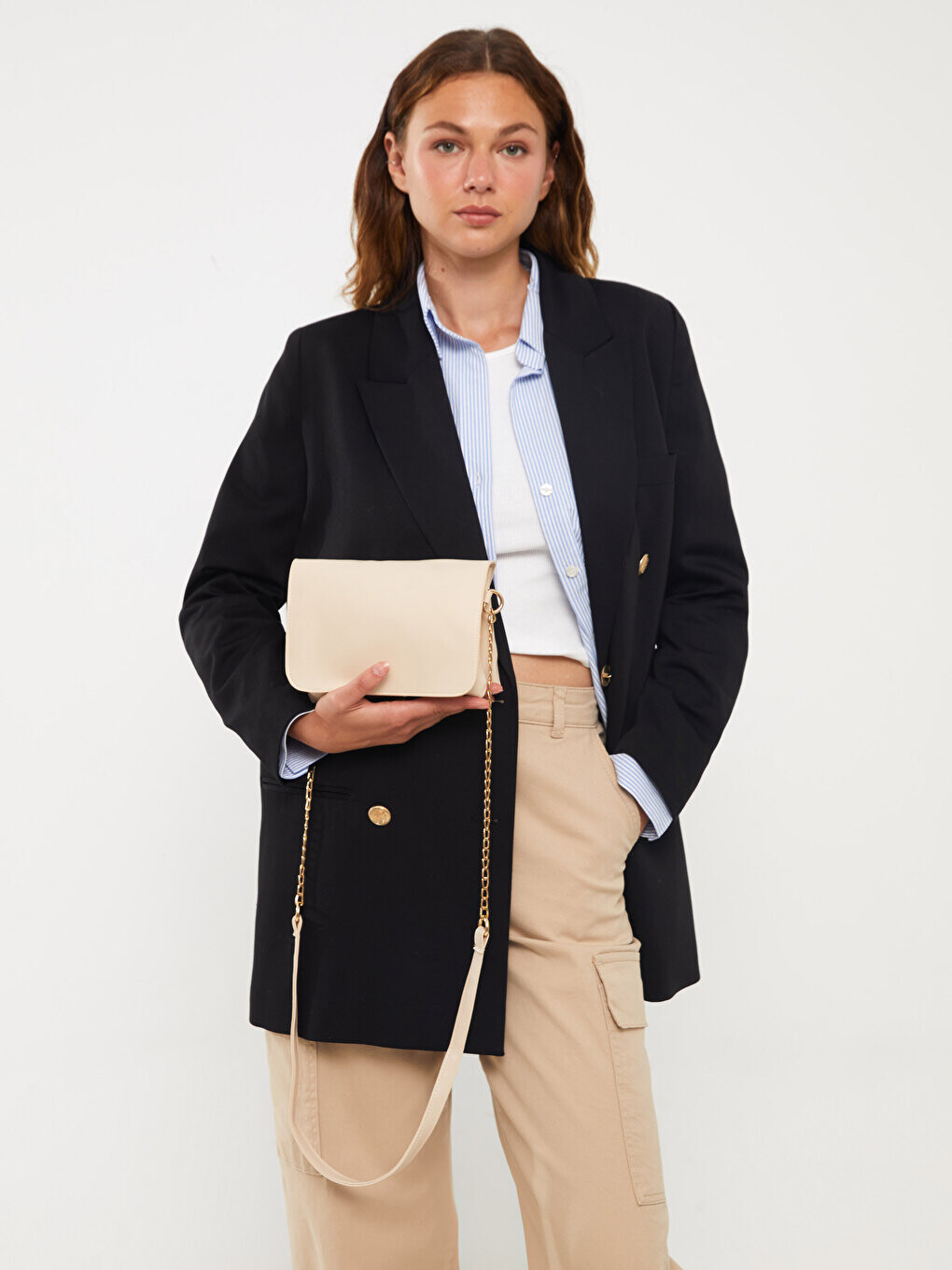 

Женская сумка через плечо из искусственной кожи LCW ACCESSORIES, бежевый