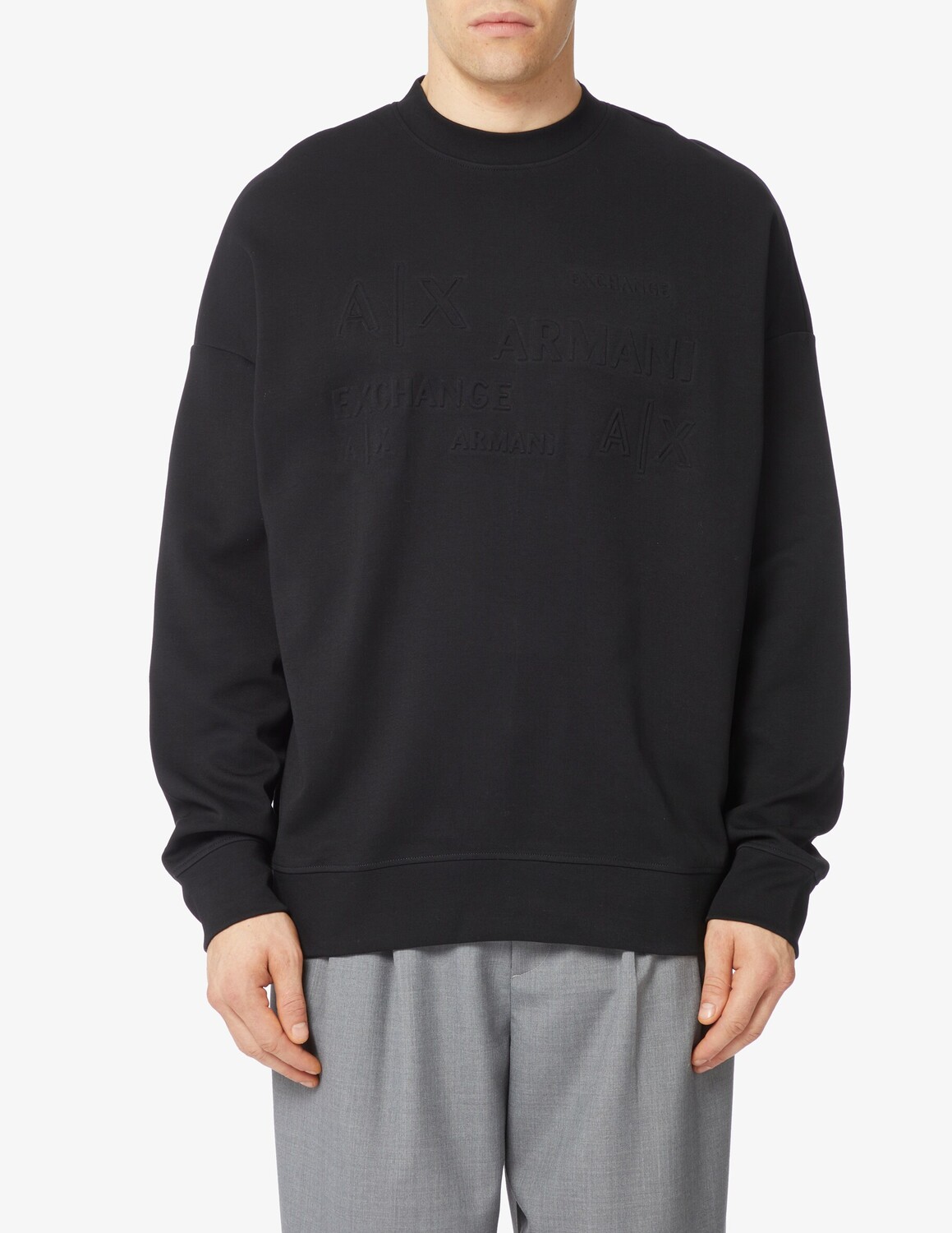

Толстовка с логотипом Armani Exchange, черный