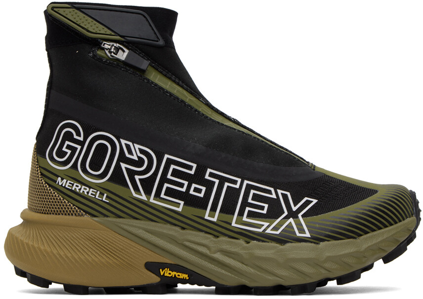 

Черно-зеленые кроссовки Agility Peak 5 Zero Merrell 1TRL