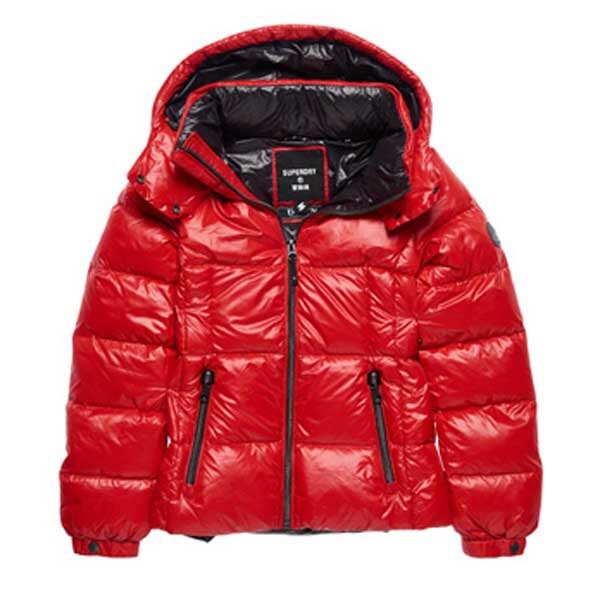 

Куртка Superdry Mountain Hooded Down, красный