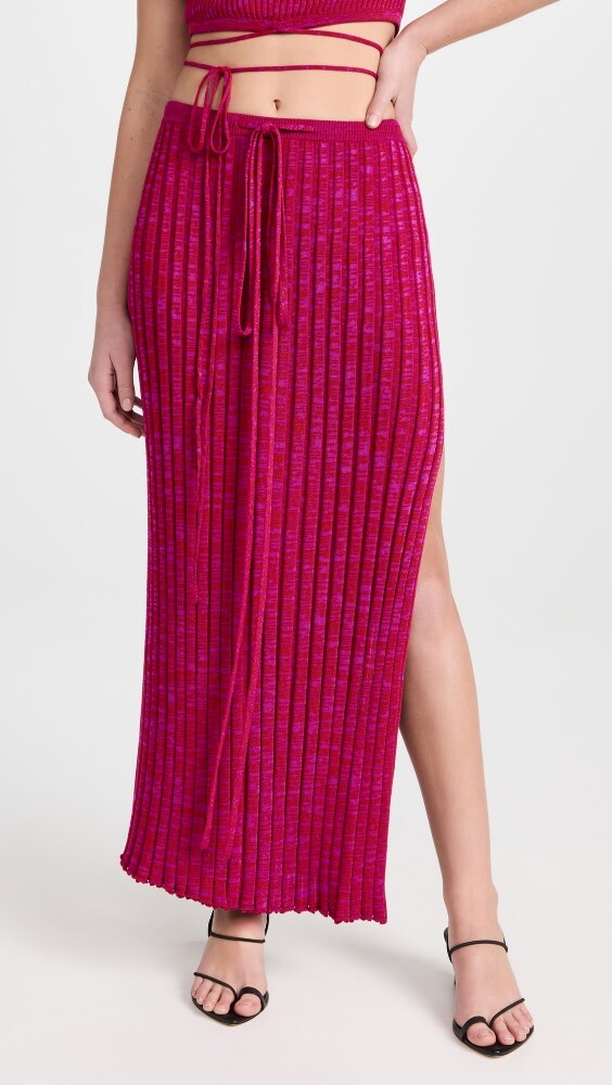 

Юбка Christopher Esber Pleated Knit Tie