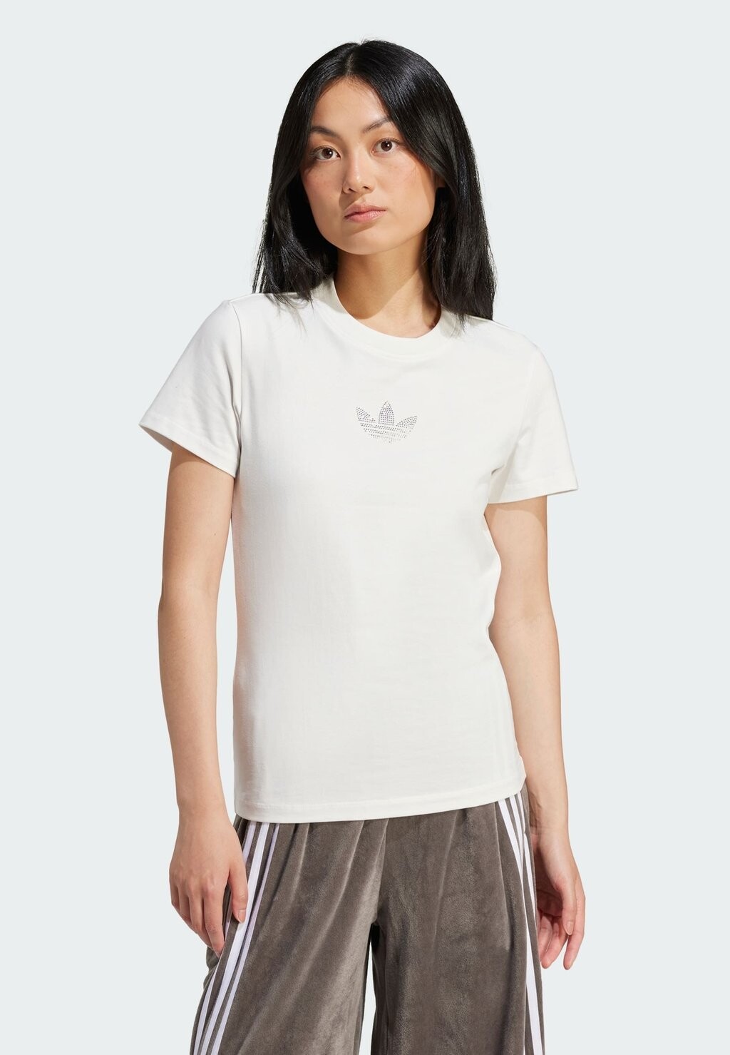 

Футболка с принтом adidas Originals, цвет cloud white