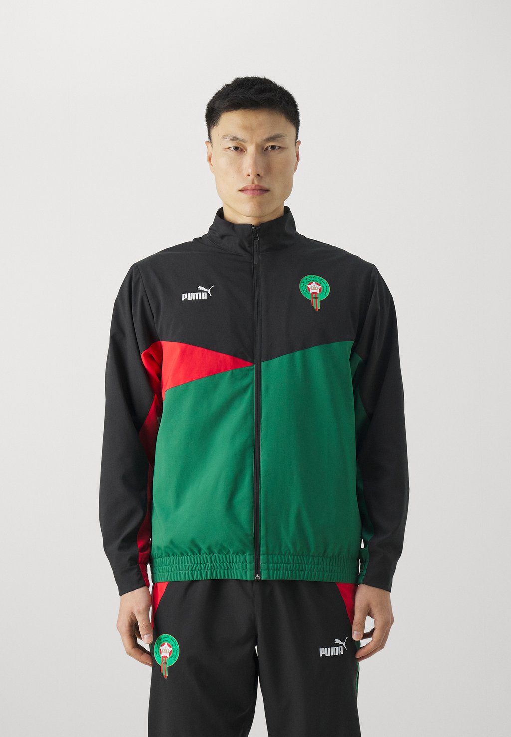 

Национальная сборная Morocco Frmf Jacket Puma, цвет black/vine/for all time red