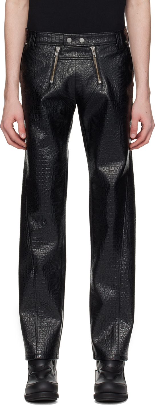 Черные брюки Talj из искусственной кожи Gmbh