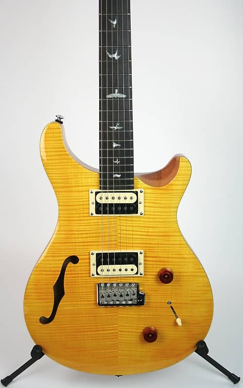 Электрогитара Paul Reed Smith SE Custom 22 Semi Hollow Santana Yellow