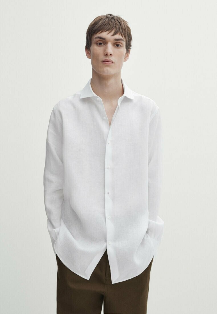 

Рубашка Massimo Dutti, цвет white