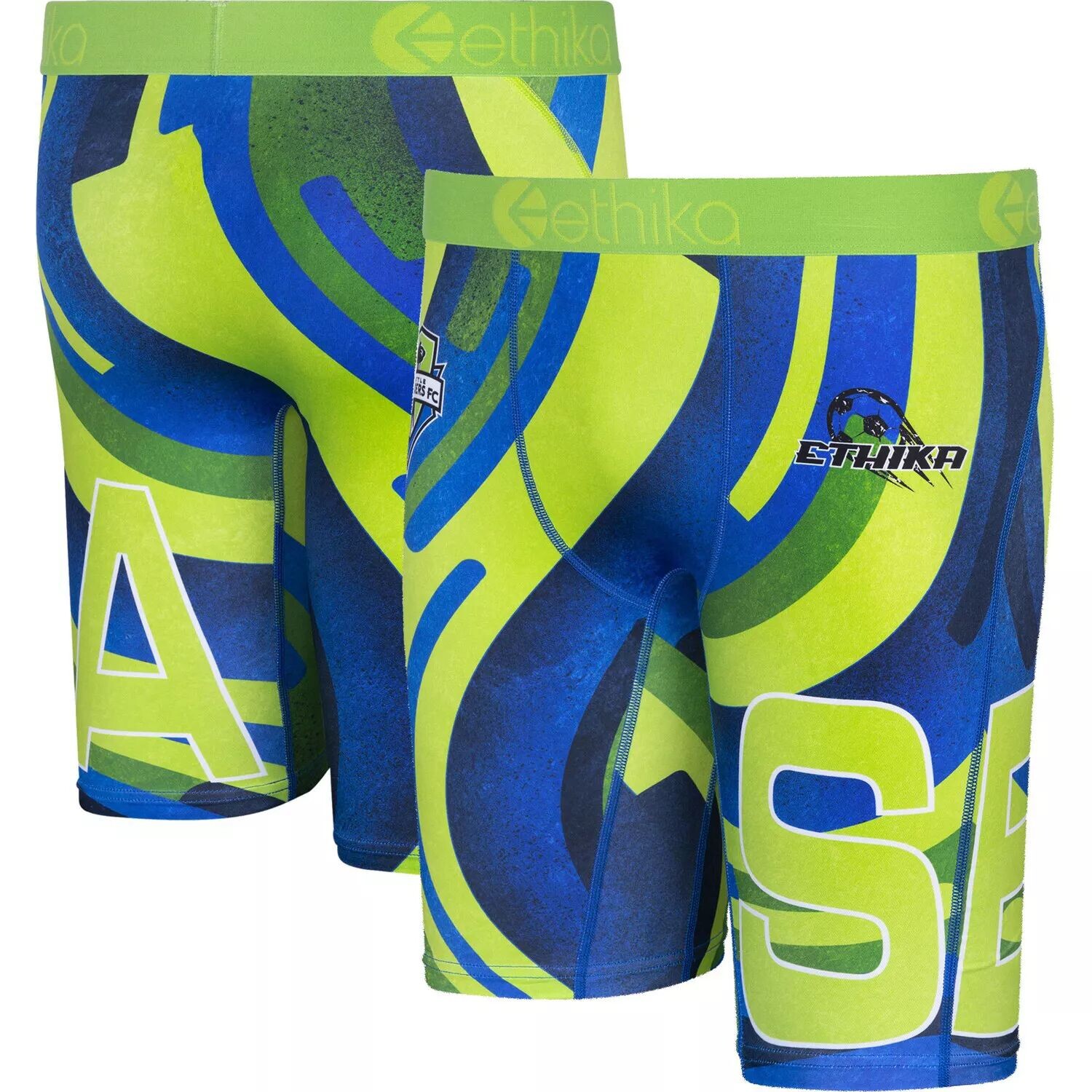 

Мужские боксеры Ethika Rave Green Seattle Sounders FC Micromesh Team