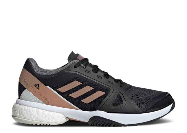 

Кроссовки Adidas STELLA MCCARTNEY X WMNS BARRICADE BOOST 'BLACK COPPER METALLIC', черный