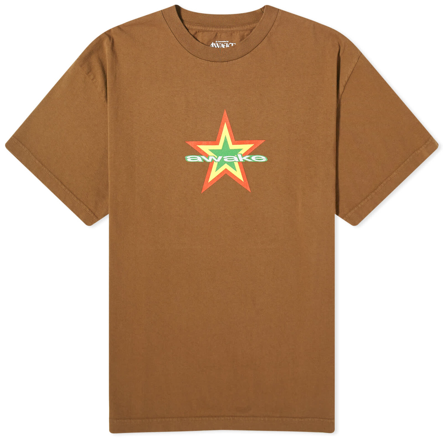 

Футболка Awake Ny Star Logo, шоколад