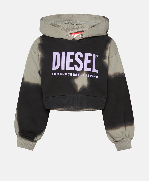 

Худи с капюшоном Diesel, черный