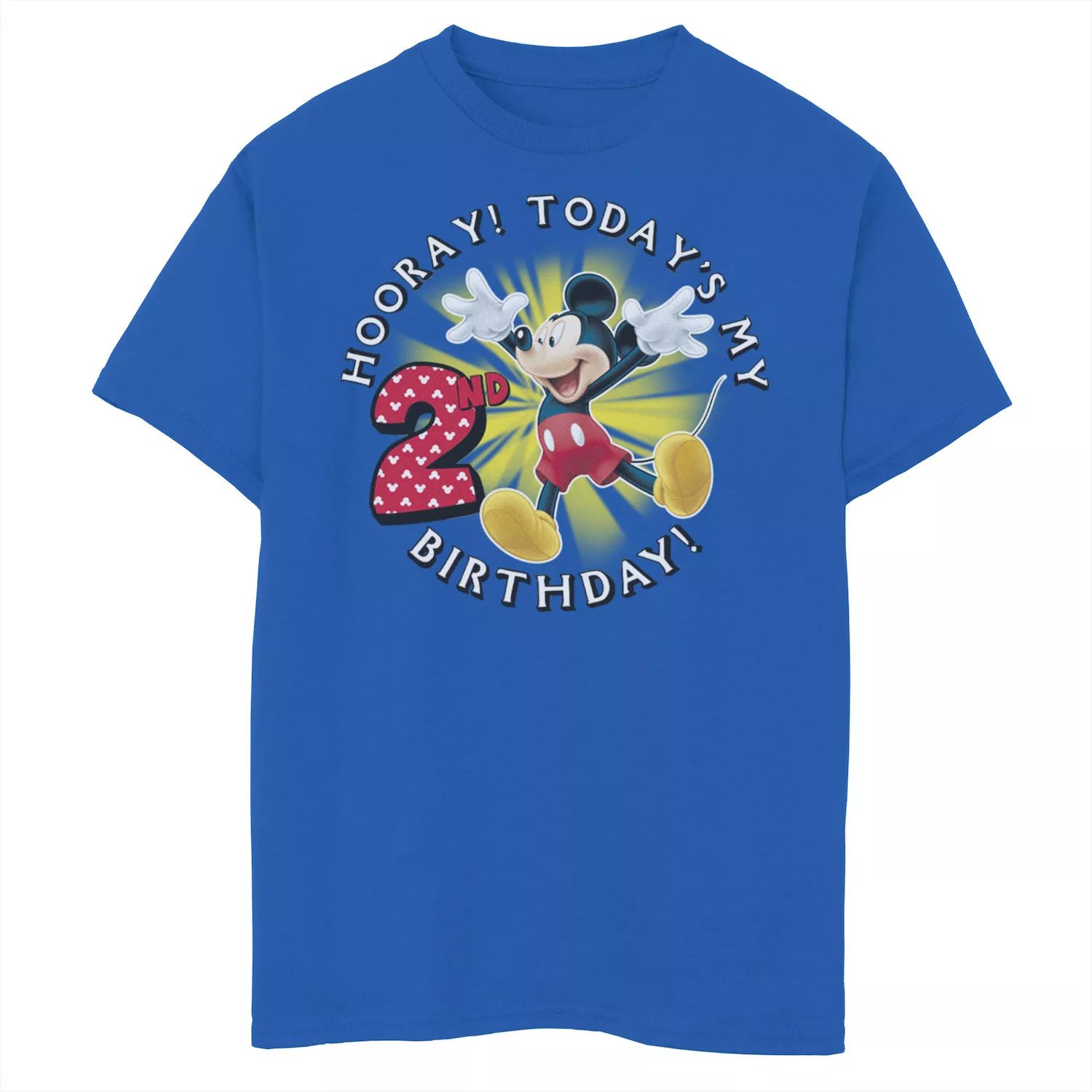 Микки Маус Диснея, мальчики 8–20 лет Ура! Футболка с рисунком «Мой второй день рождения» сегодня Disney микки маус диснея мальчики 8–20 лет ура футболка с рисунком мой 6 й день рождения сегодня disney