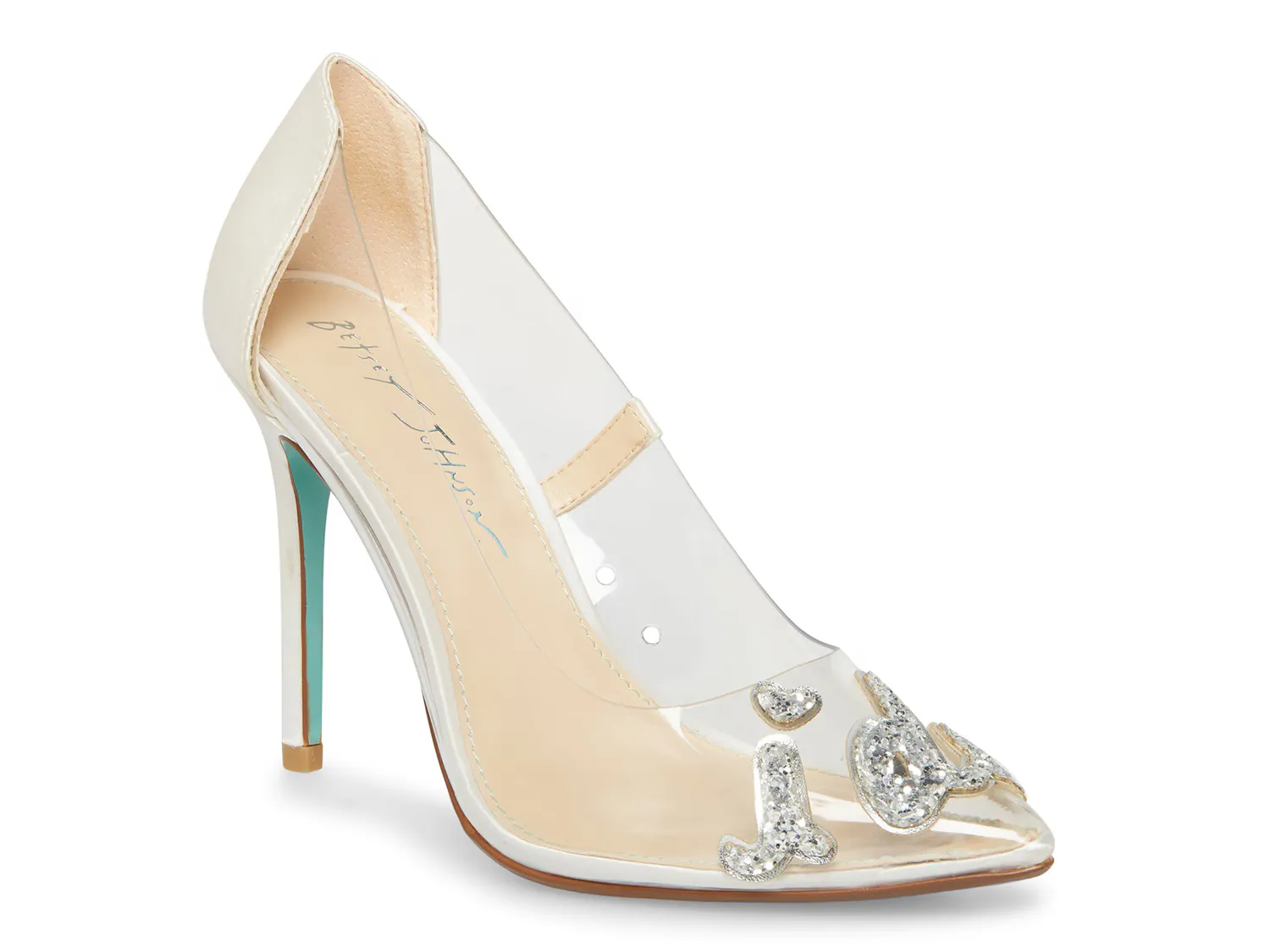 

Туфли Demi Pump Betsey Johnson, цвет clear