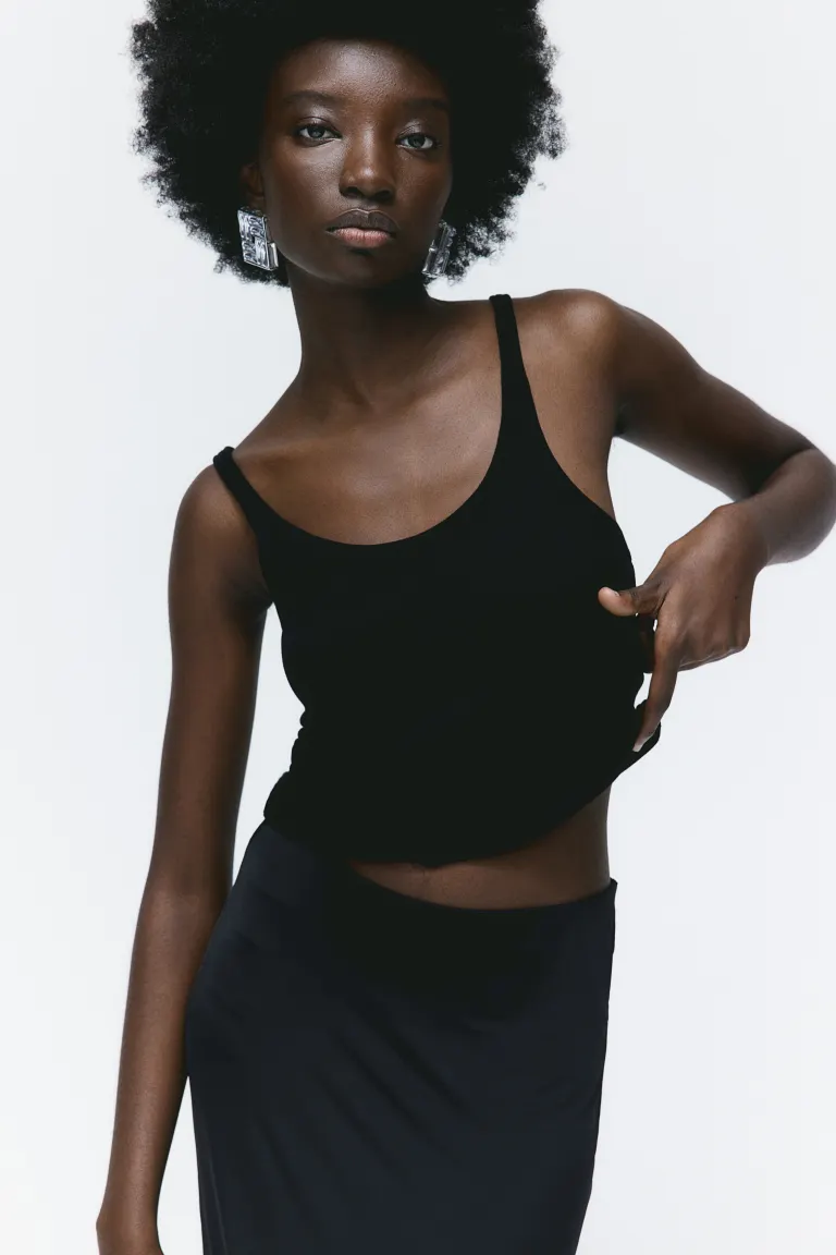 

Юбка из джерси H&M, черный