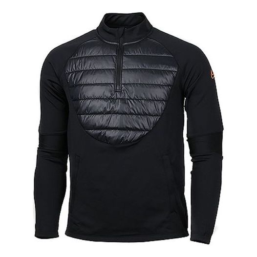 Куртка Men's Nike Soccer/Football Training Solid Color Stand Collar Stay Warm Soccer/Football Jacket Black, мультиколор
