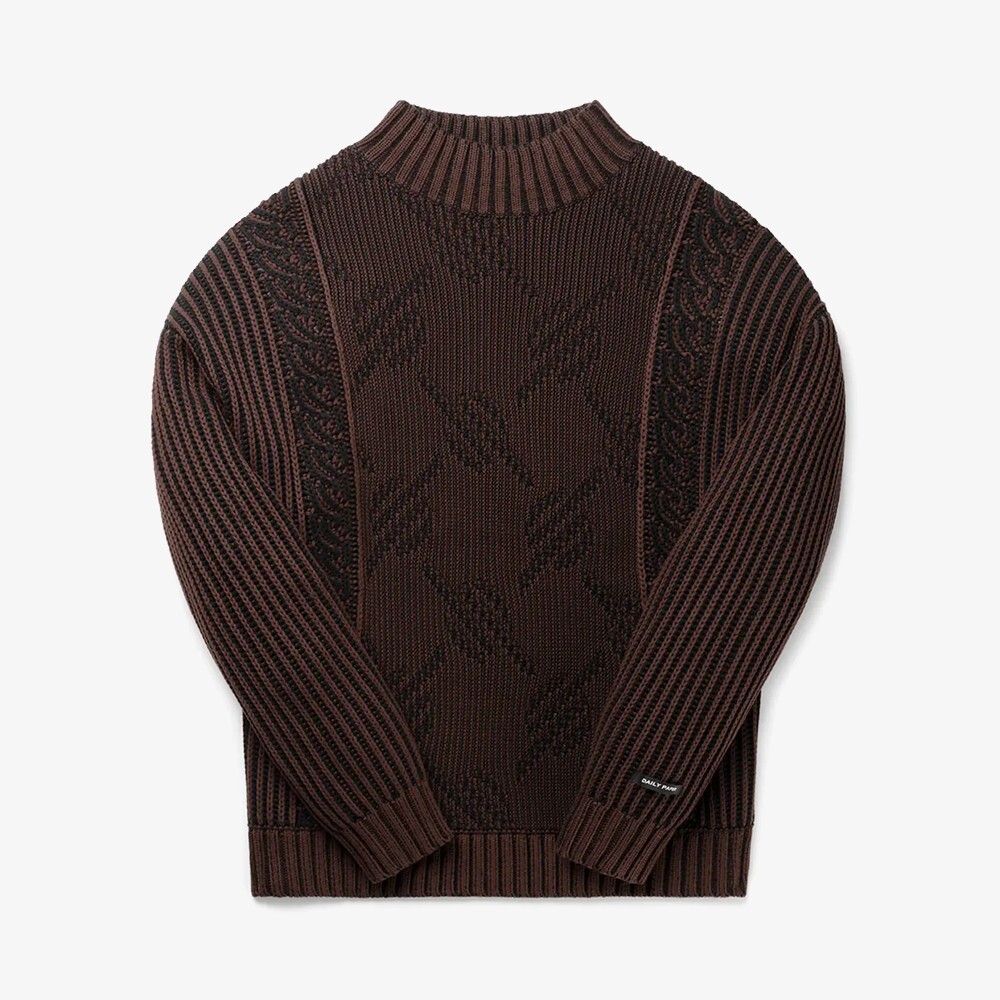 

Свитер Rajab Brown Sweater Daily Paper, коричневый