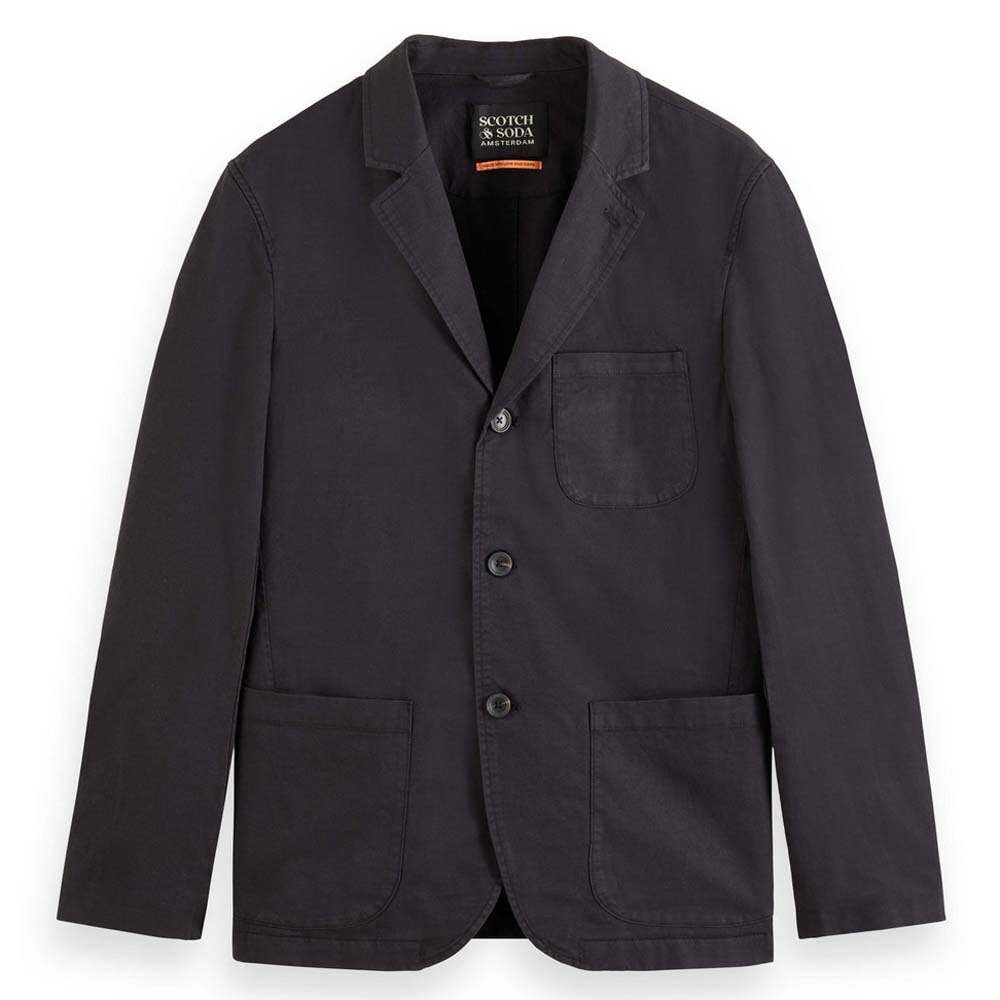 

Блейзер Scotch & Soda Unconstructed Garment, черный