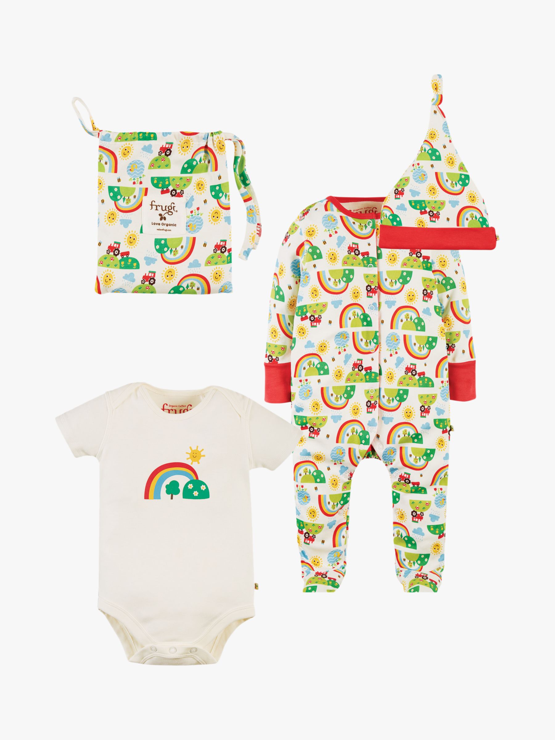 Пижама Baby Happy Days из органического хлопка Frugi, мульти цена и фото