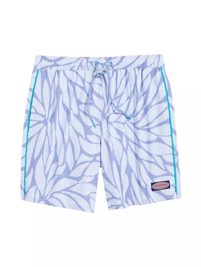 

7-дюймовые плавки Chappy с принтом Vineyard Vines, цвет in full bloom ice