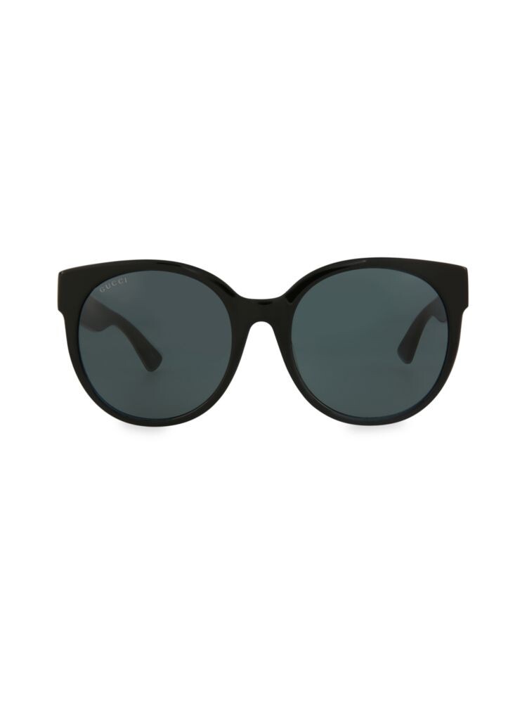 

Круглые солнцезащитные очки 56MM Gucci, черный