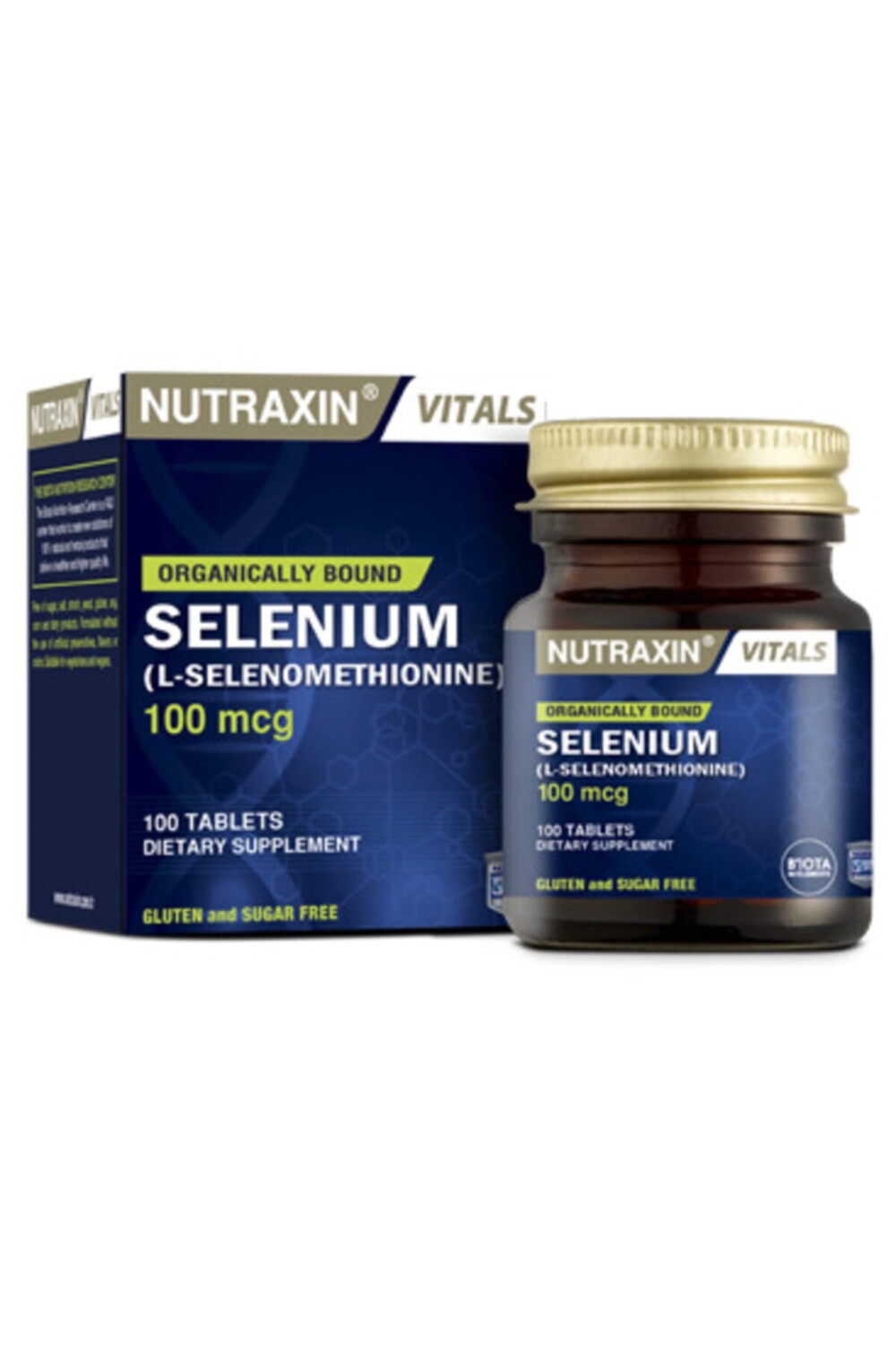 

Nutraxin Минеральная добавка Селен 100 мкг 100 таблеток