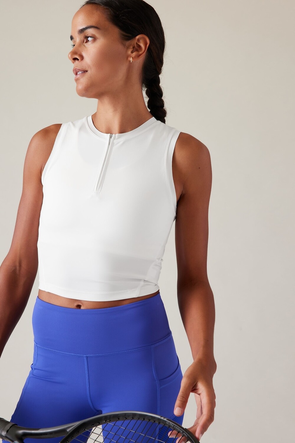 

Спортивная футболка без рукавов Advantage Athleta, белый