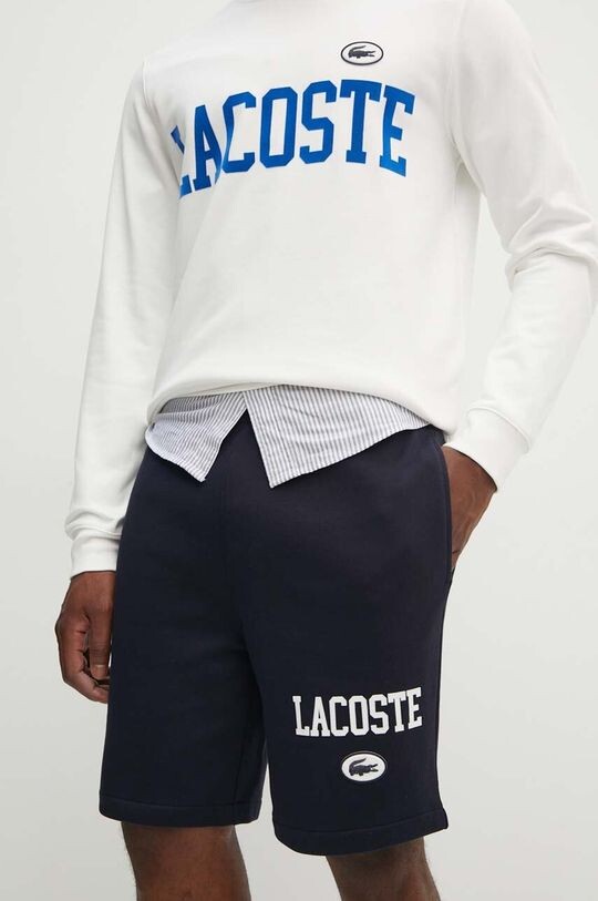 

Хлопковые шорты Lacoste, черный