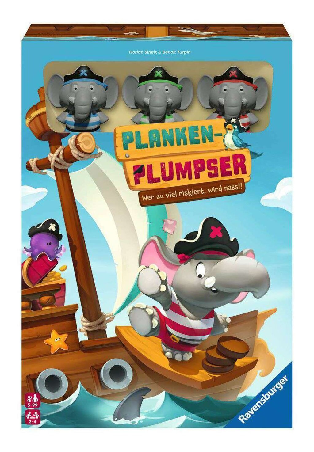 

Игра настольная PLANKEN-PLUMPSER Ravensburger, цвет mehrfarbig
