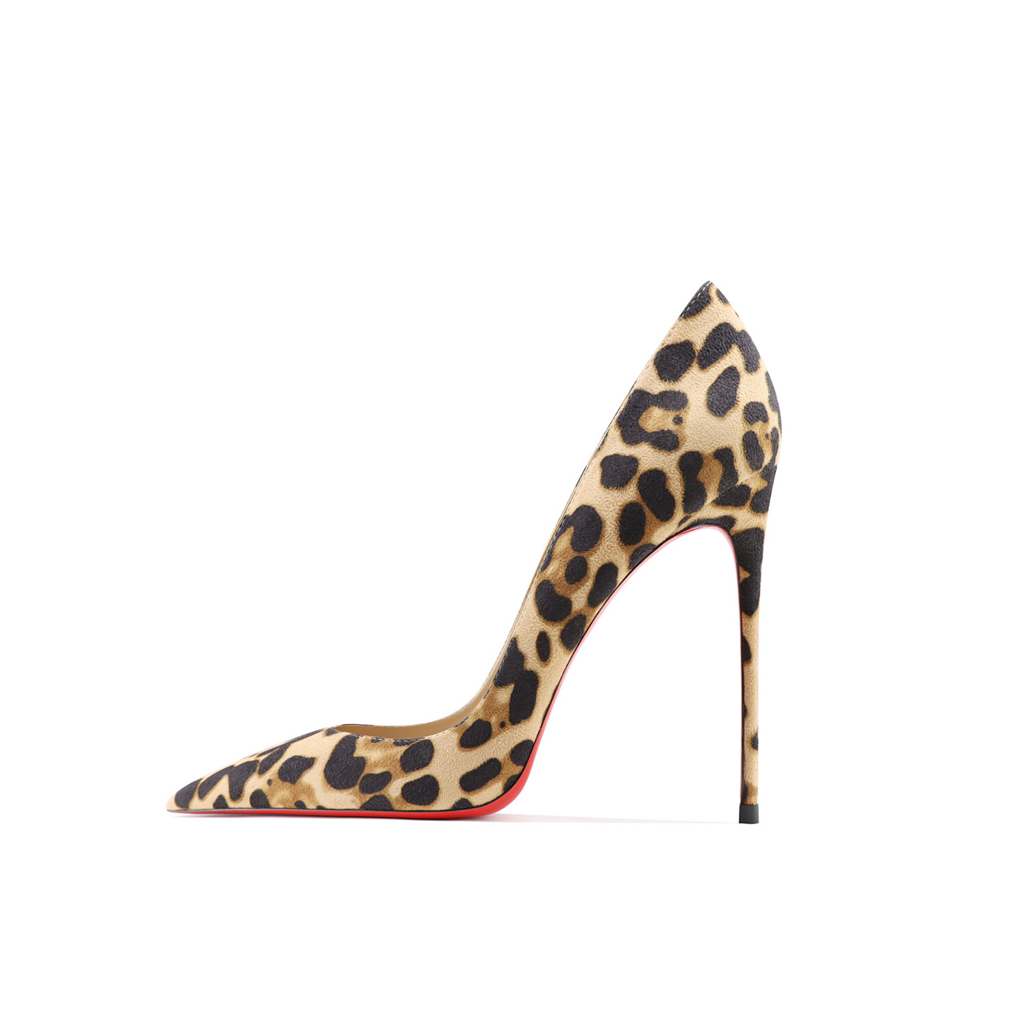 

Туфли женские на высоком каблуке Ganxiaojie, цвет Leopard print on red background, 10.5cm