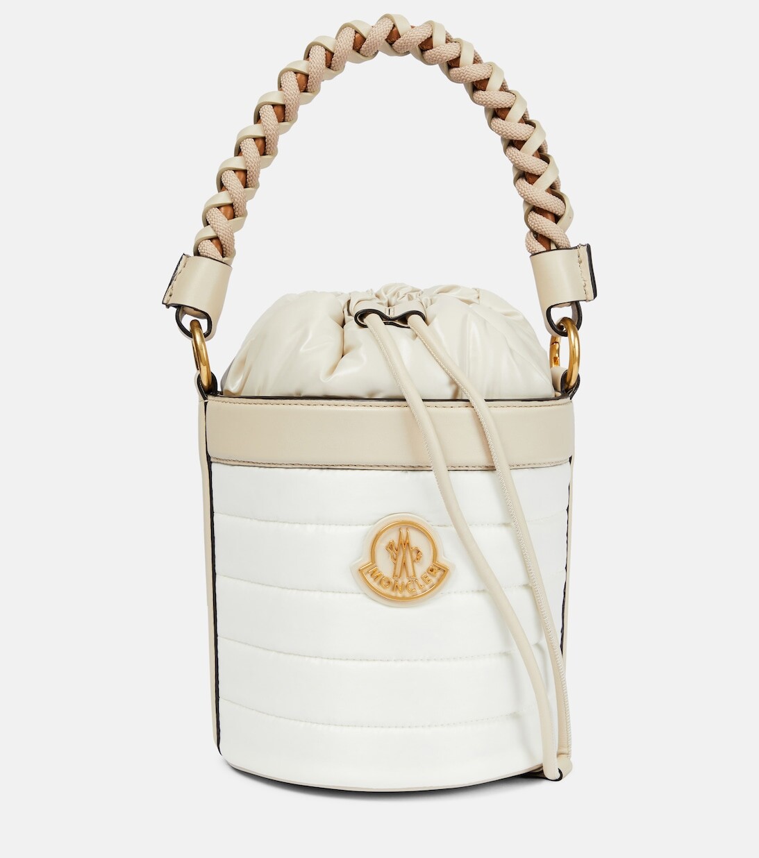 

Сумка-ведро Kaleah с кожаной отделкой Moncler, белый