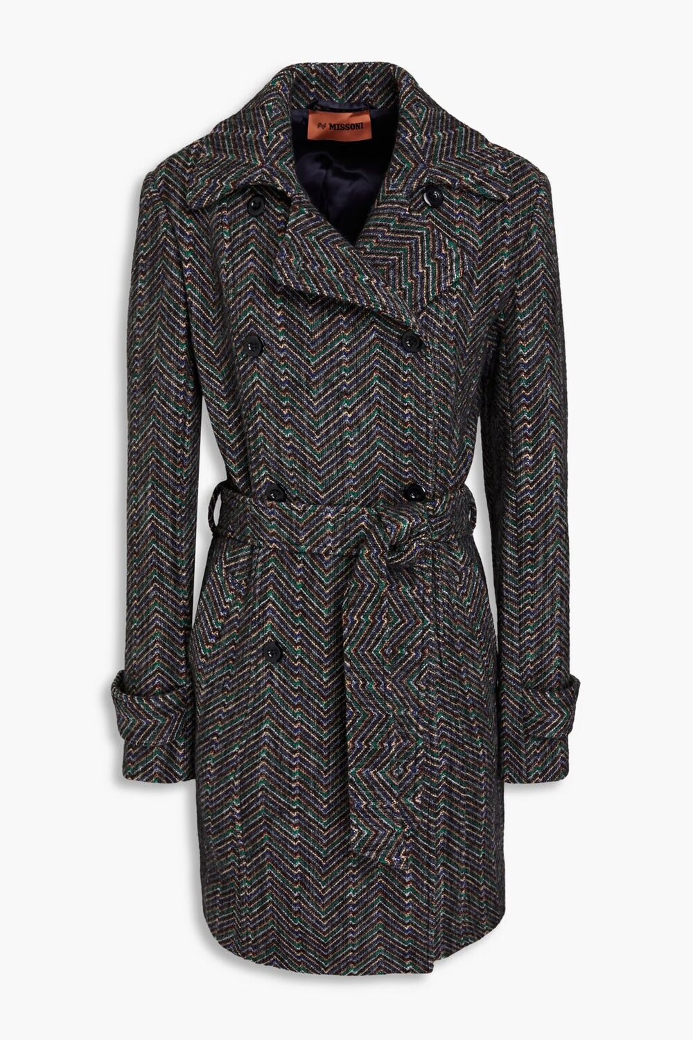 

Пальто из смесовой шерсти Missoni, темно-серый