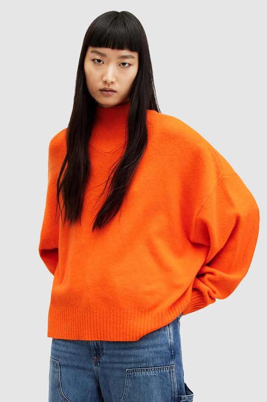 АША свитер AllSaints, оранжевый
