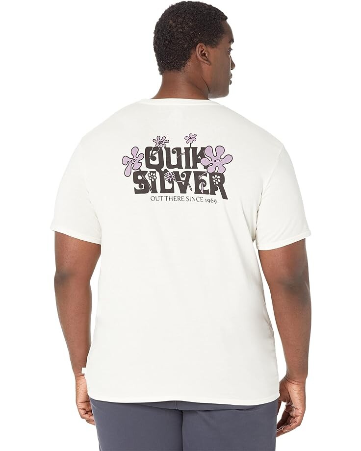 

Футболка Quiksilver Nomade Slang Short Sleeve Tee, цвет Antique White