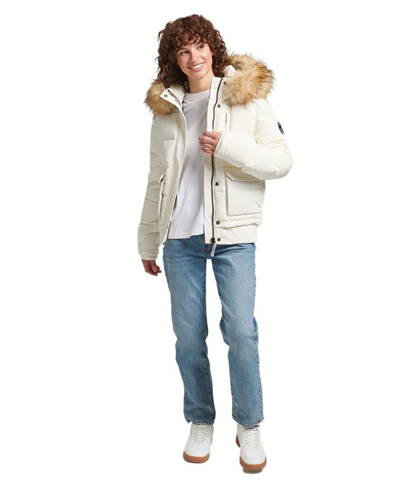 

Куртка Superdry Everest Bomber, белый
