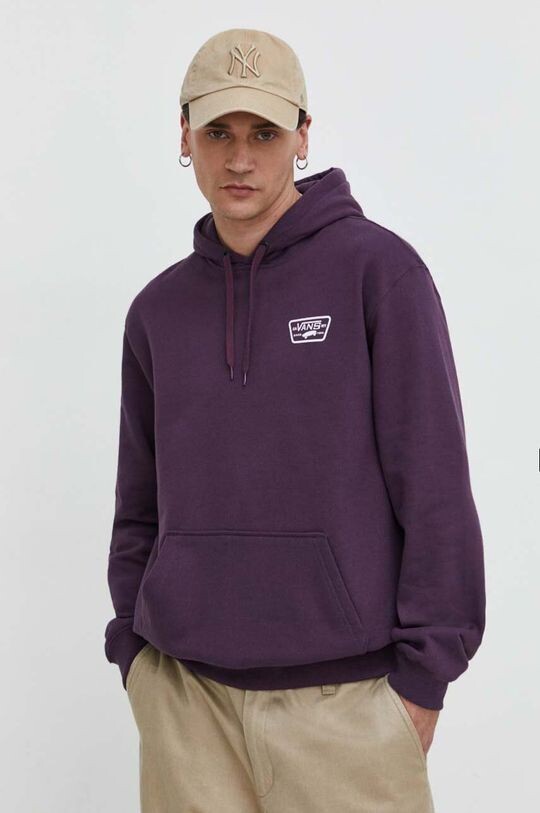 

Хлопковая толстовка Vans, фиолетовый