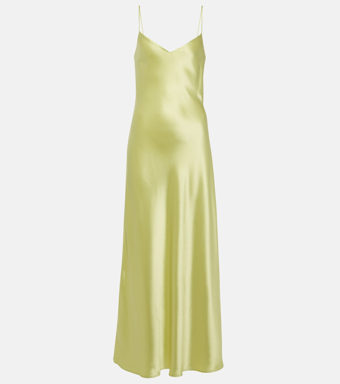 Укороченное платье-комбинация Galvan, зеленый