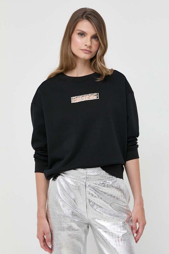 

Хлопковая толстовка Pinko, черный