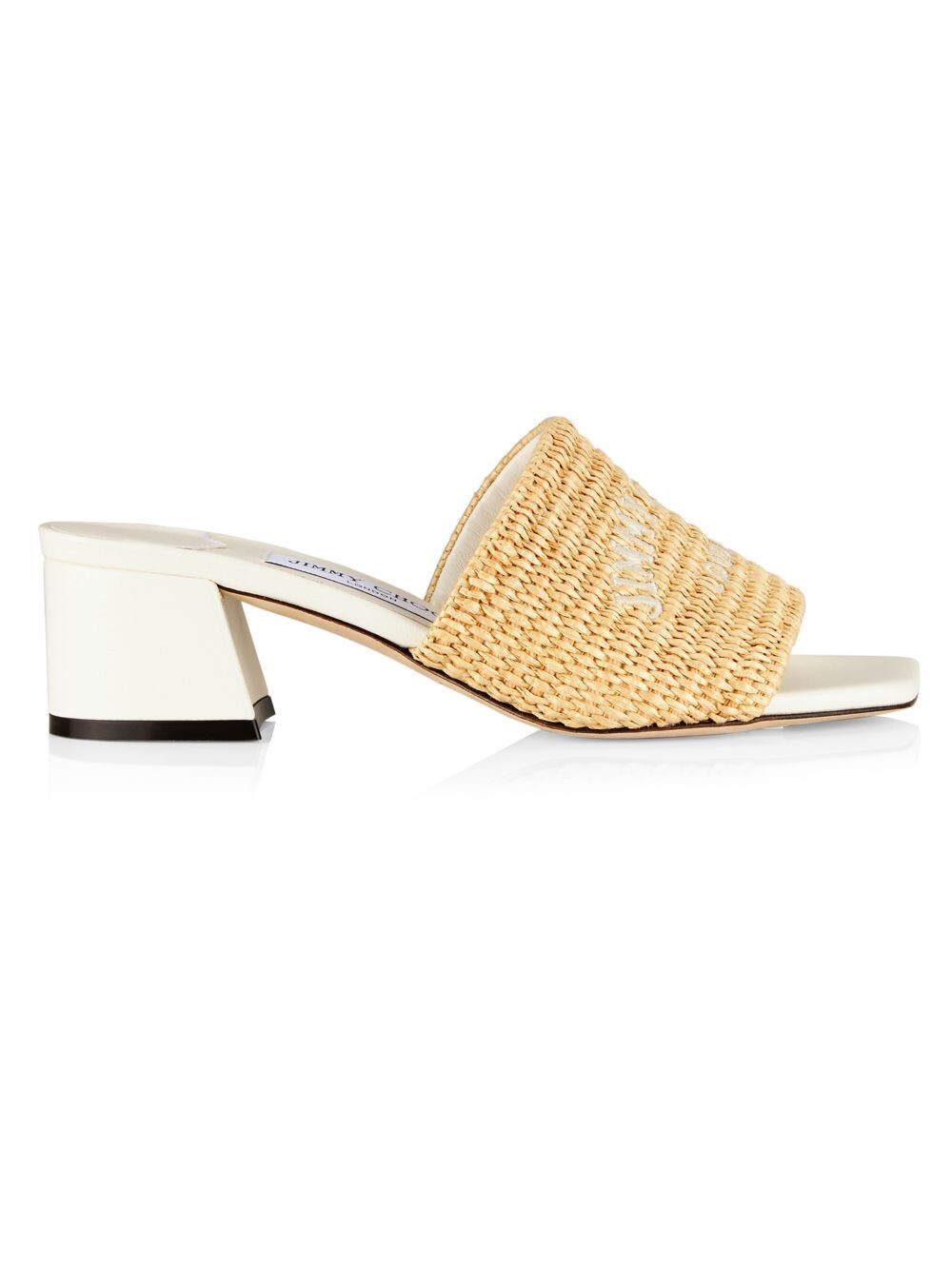 

Сандалии Themis 45MM из рафии Jimmy Choo, белый