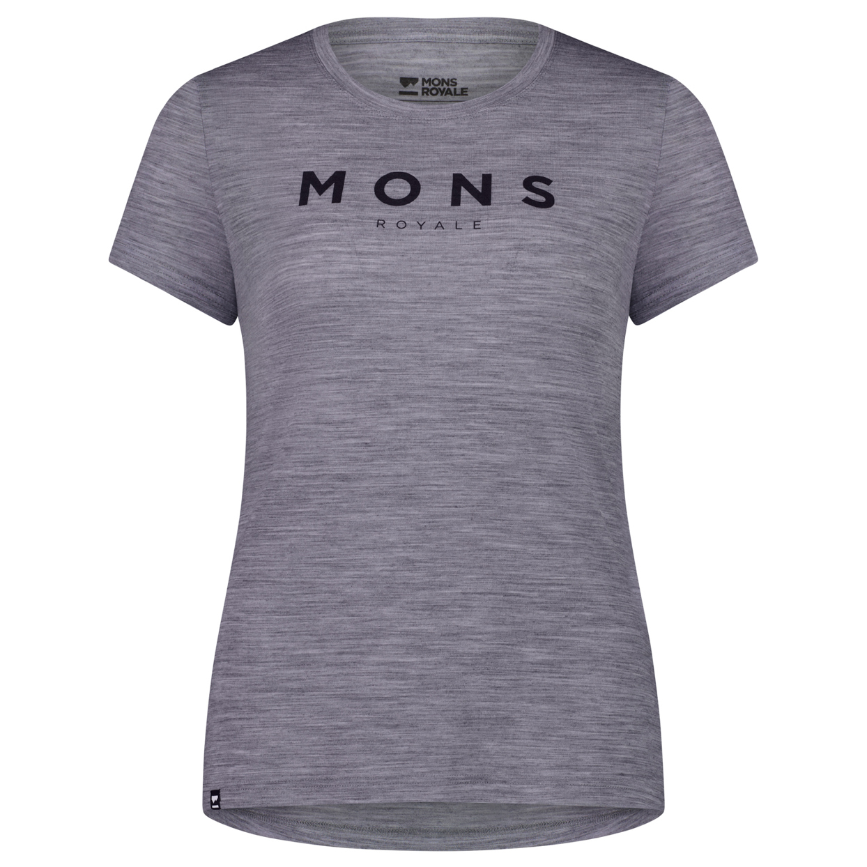 Рубашка из мериноса Mons Royale Women's Icon Merino Air Con Tee, цвет Grey Heather цена и фото