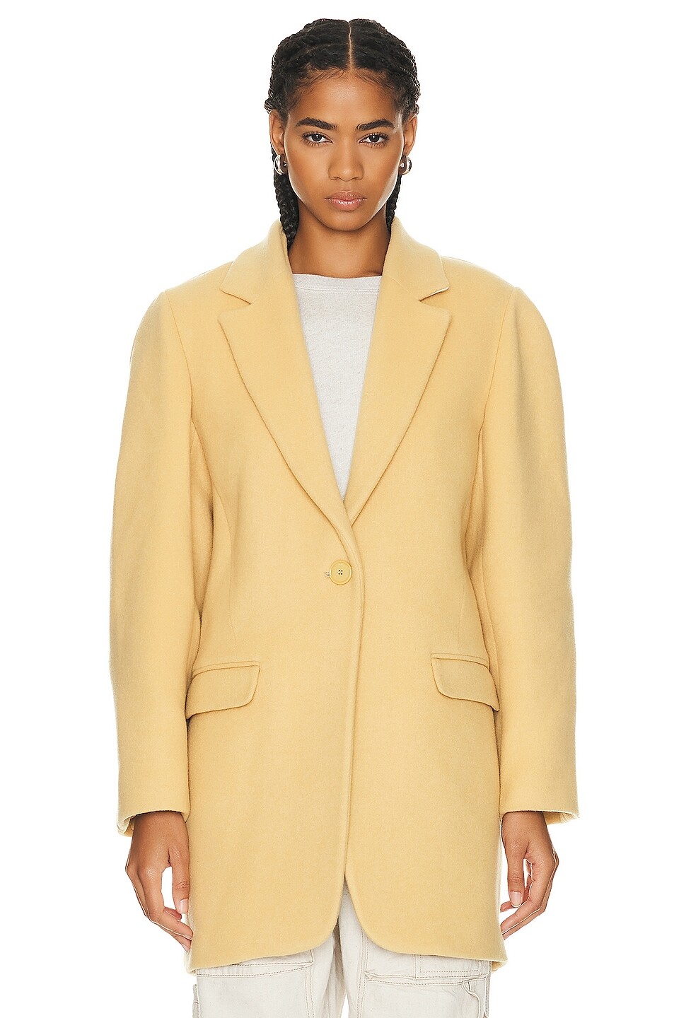 

Пальто Isabel Marant Jilinka Timeless, цвет Straw