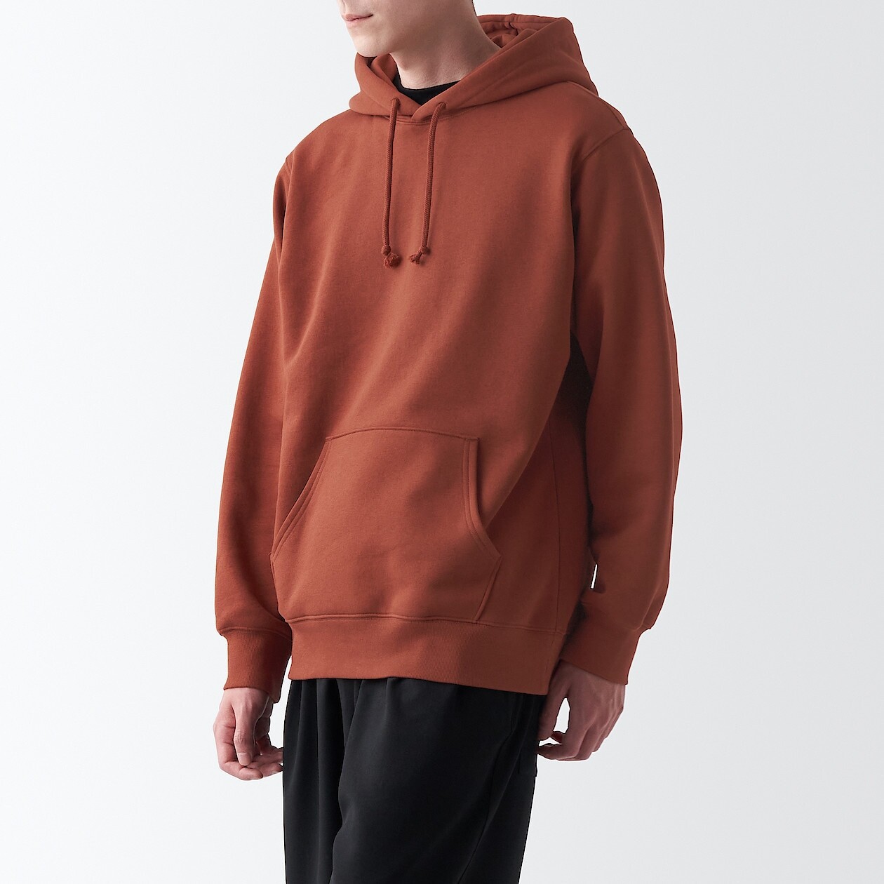 

Толстовка с капюшоном MUJI, кирпич