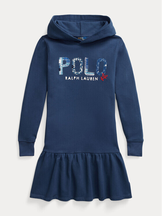 

Трикотажное платье обычного кроя Polo Ralph Lauren, синий
