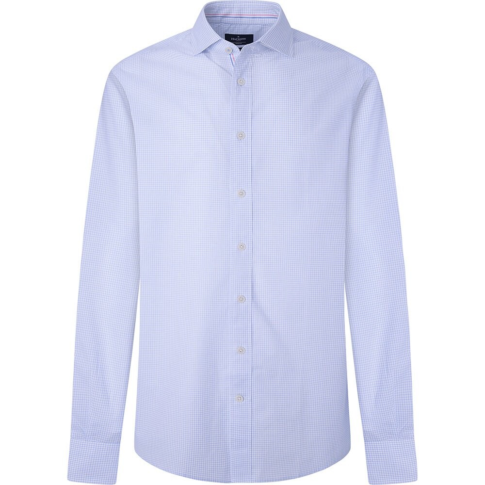 

Рубашка с длинным рукавом Hackett Graphite Check Eng Stripe, синий