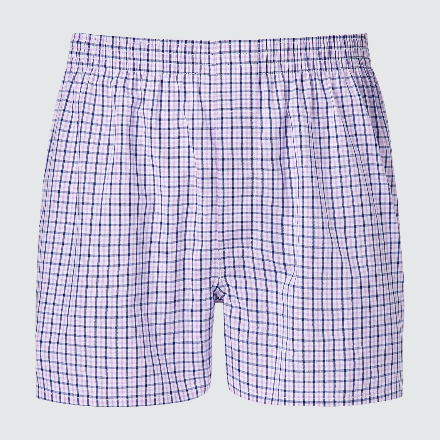 

Тканые боксеры в клетку Uniqlo, светло-фиолетовый